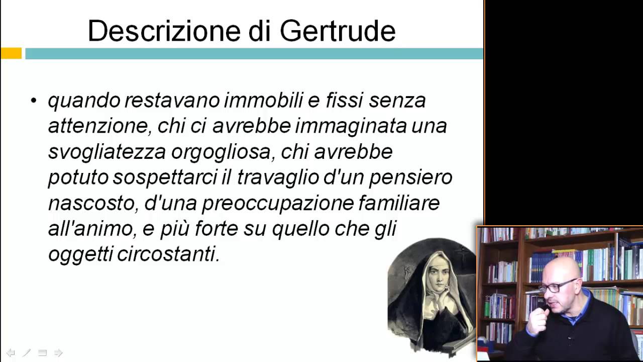 Descrizione di Gertrude – Videocorso su I Promessi Sposi – 29elode.it