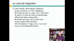 La casa dei doganieri – Eugenio Montale – Lezioni di Letteratura del 900