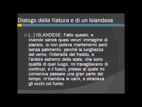 Dialogo della Natura e di un islandese di Leopardi